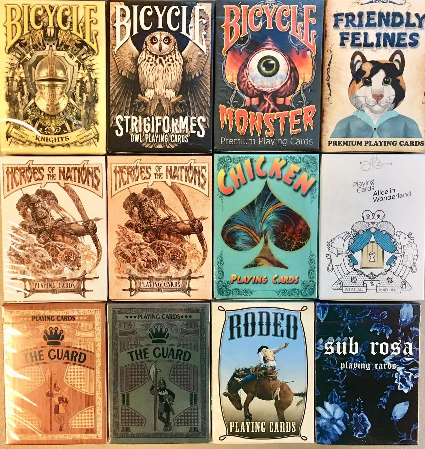 12 Playing Card Deck Set USPCC - Flash Sale!