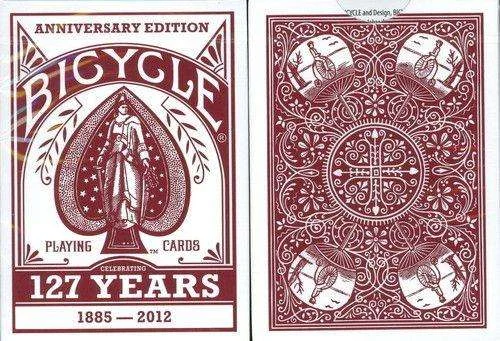 127 Years Anniversary Bicycle Playing Cards