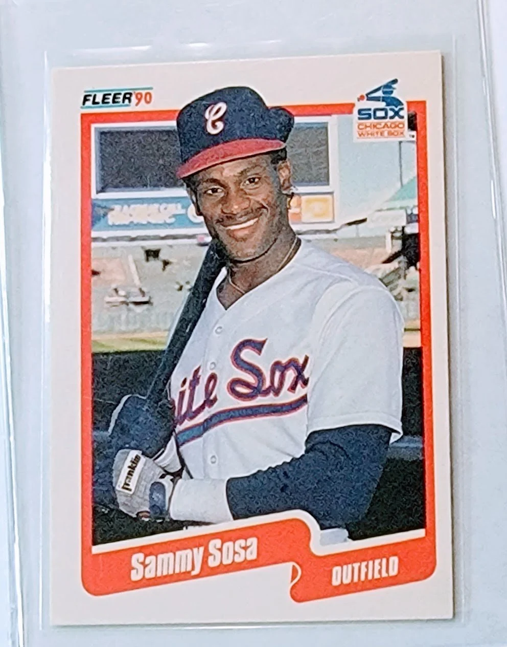 1990 Fleer Sammy Sosa Rookie Baseball Trading Card TPTV