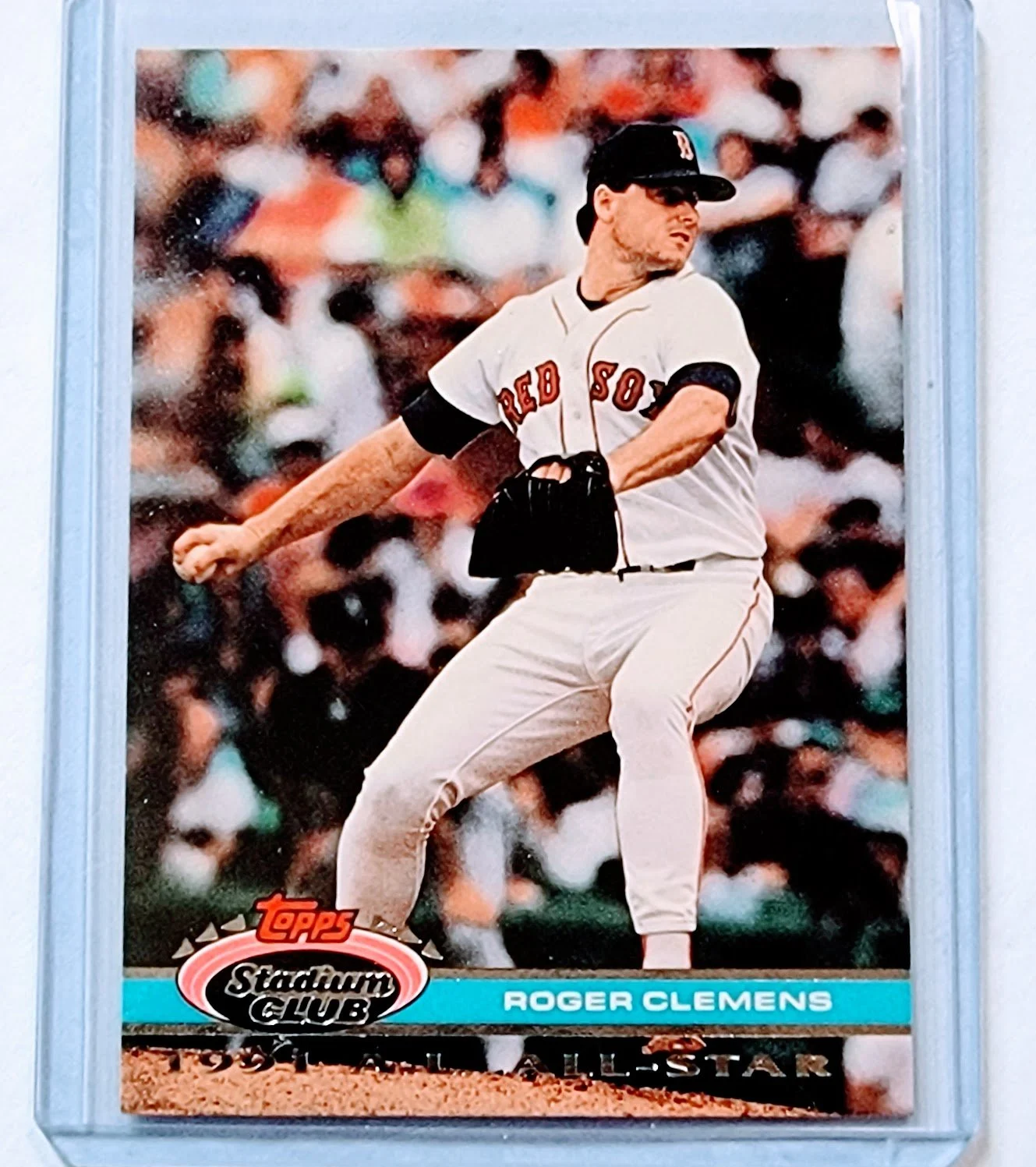 1992 Topps Stadium Club Dome Roger Clemens 1991 All Star MLB Baseball Trading Card TPTV