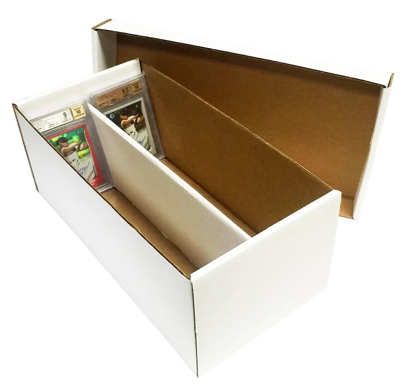 2-Row Graded Card Storage Shoe Box - Bundle of 25