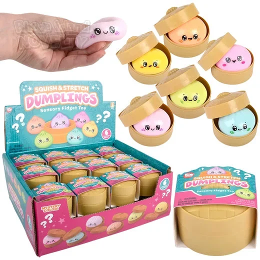 2" Squish And Stretch Surprise Dumplings - Mystery Colors