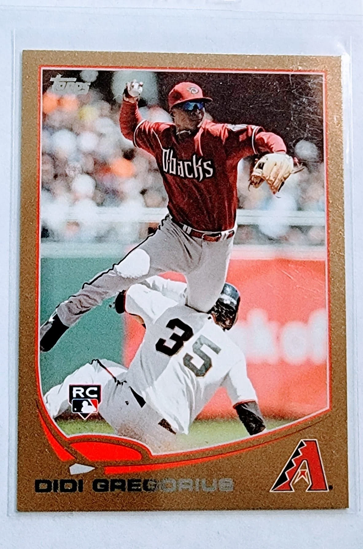 2013 Topps Didi Gregorius Gold #'d/2013 Insert Arizona Diamondbacks Rookie Baseball Card TPTV