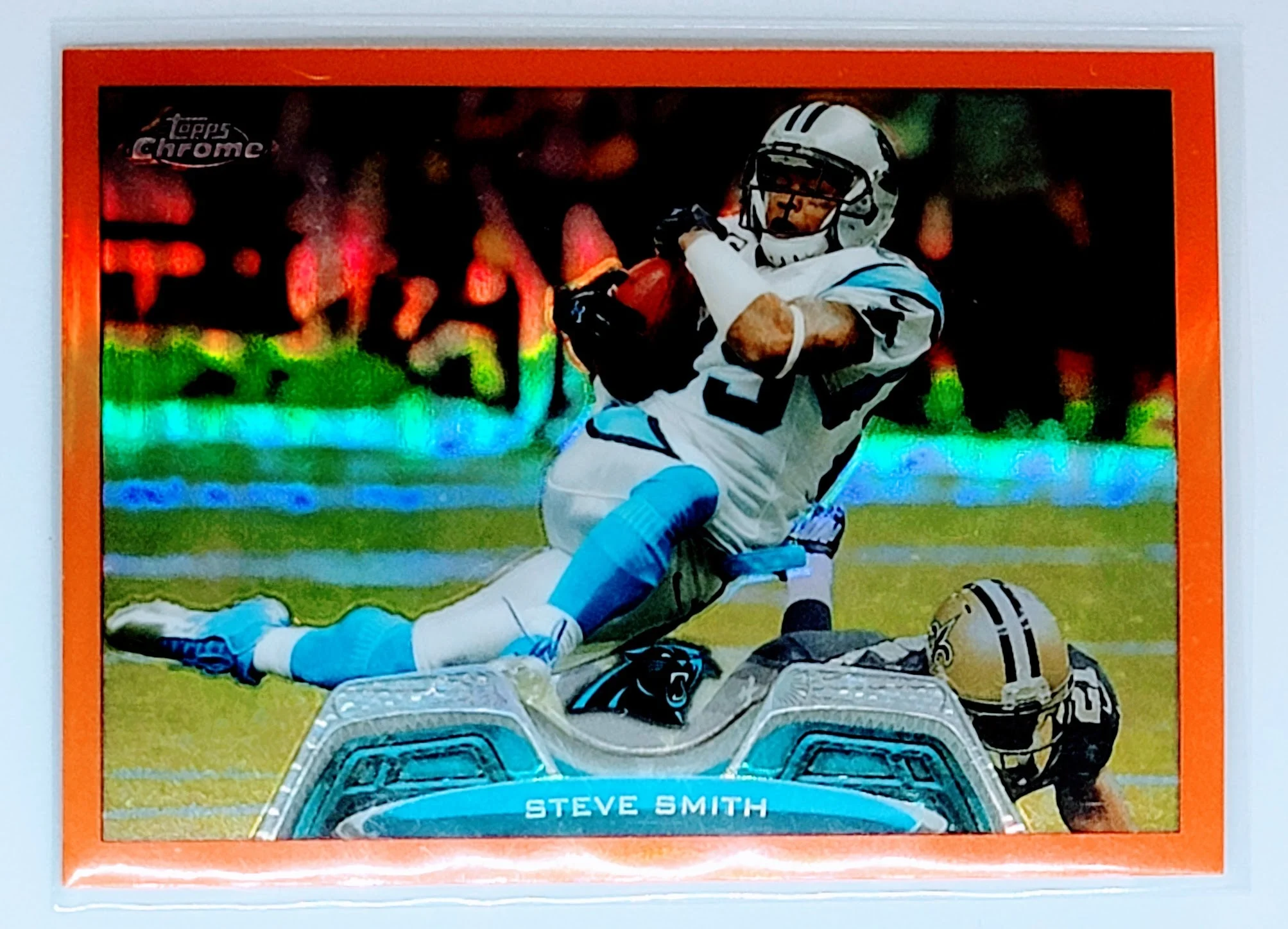 2013 Topps Steve Smith Orange Refractor Carolina Panthers Football Card TH1C4