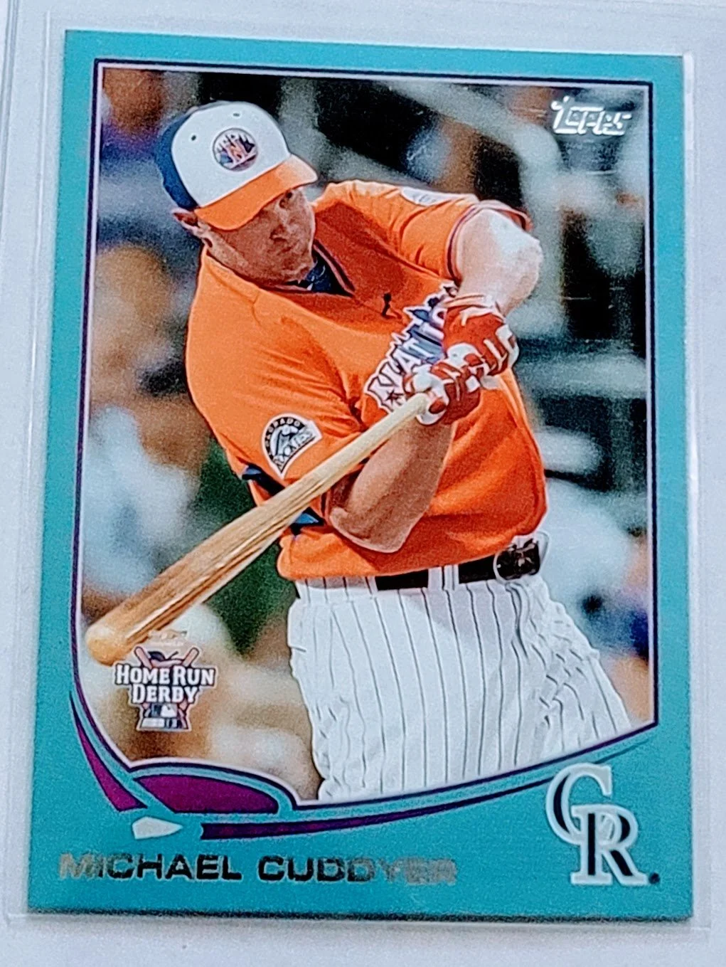 2013 Topps Update Michael Cuddyer Homerun Derby Blue Bordered Baseball Card TPTV