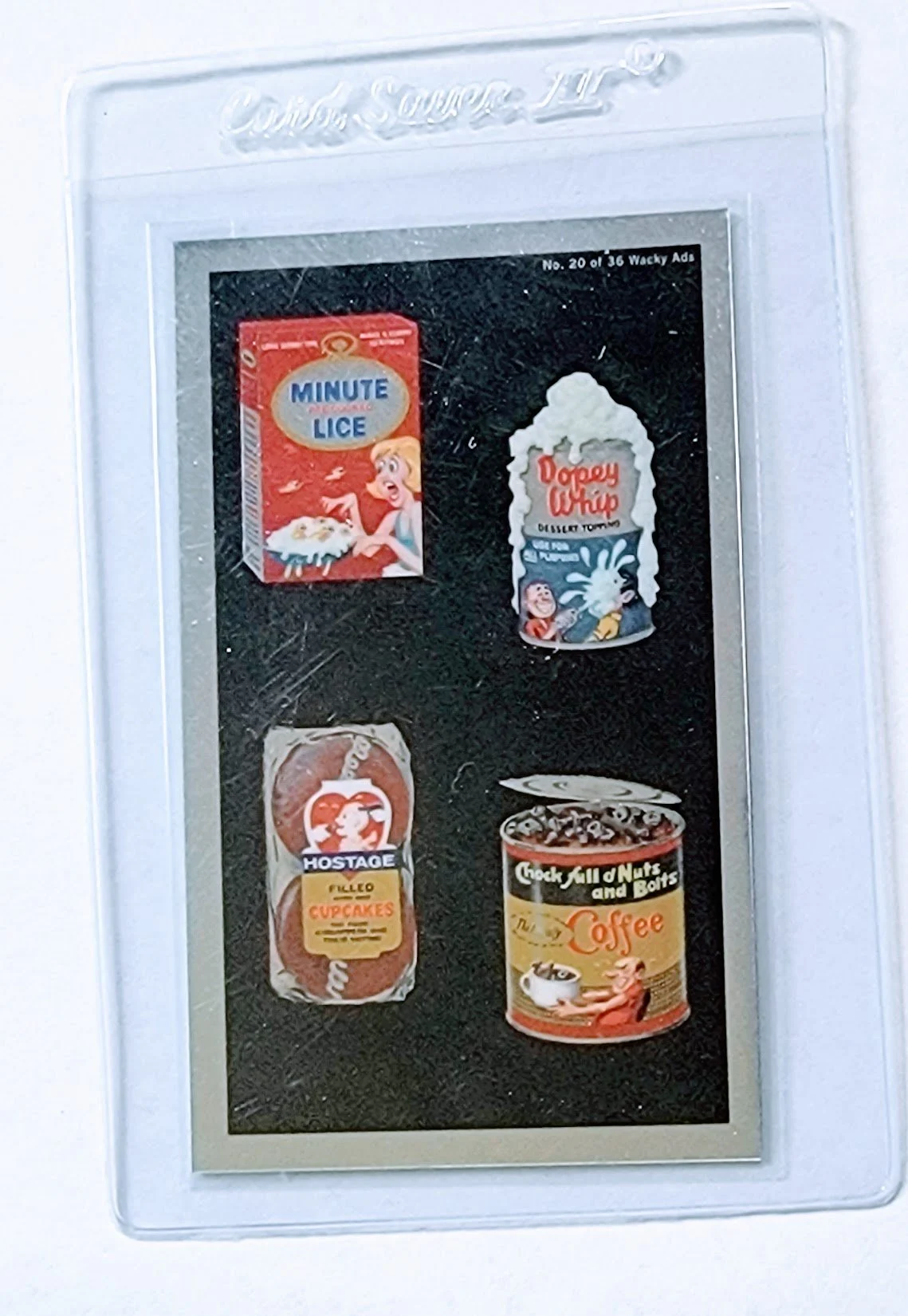 2014 Topps Chrome Wacky Packages Ad Panel Sticker Trading Card TPTV