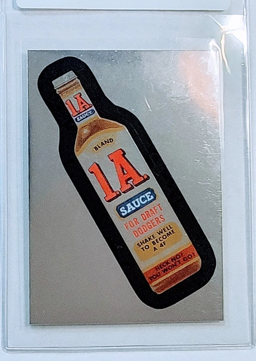 2014 Topps Wacky Packages Chrome 1.A. Sauce for Draft Dodgers AVM1