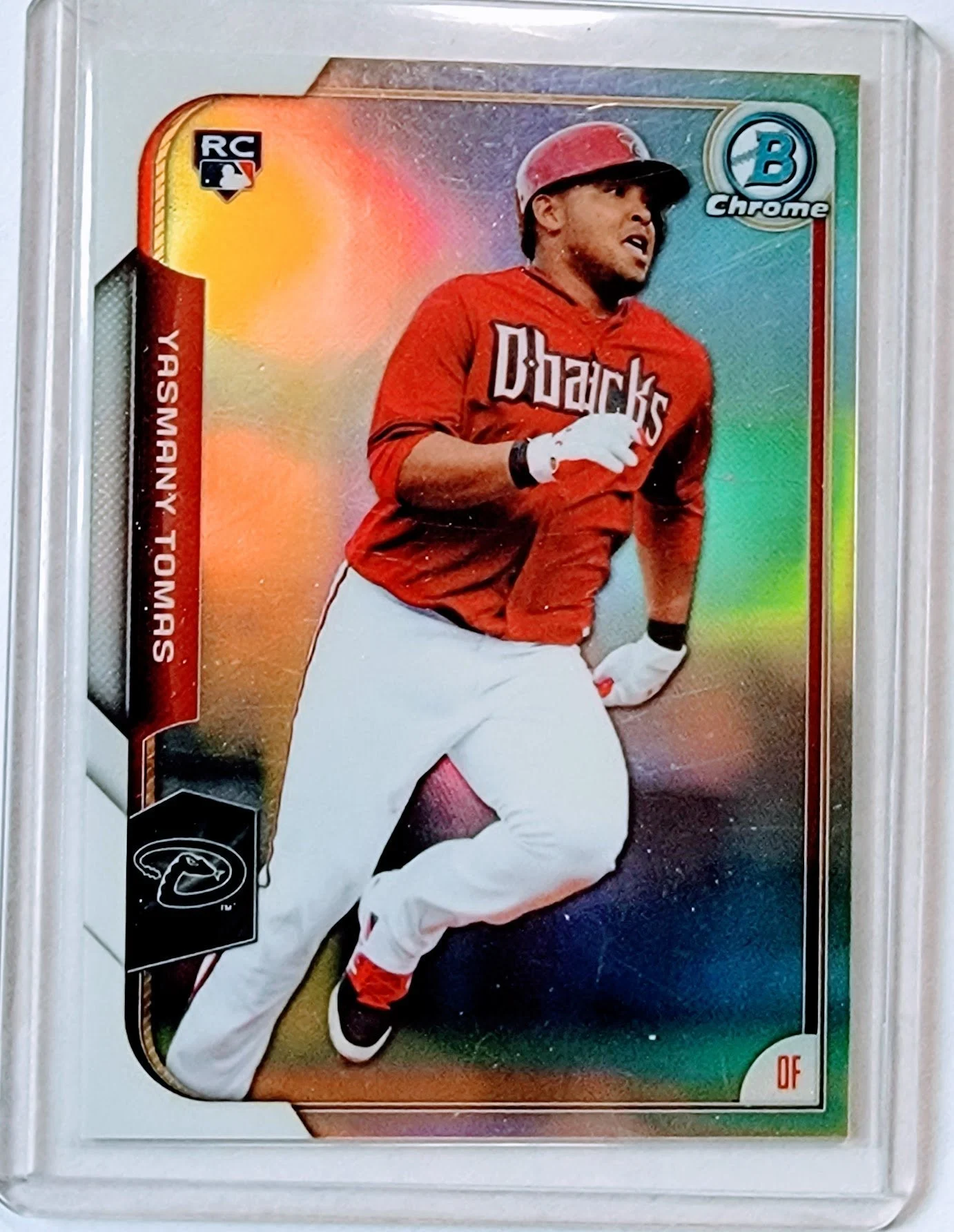 2016 Bowman Chrome Yasmany Tomas Arizona Diamondbacks Rookie Refractor Baseball Card AVM1
