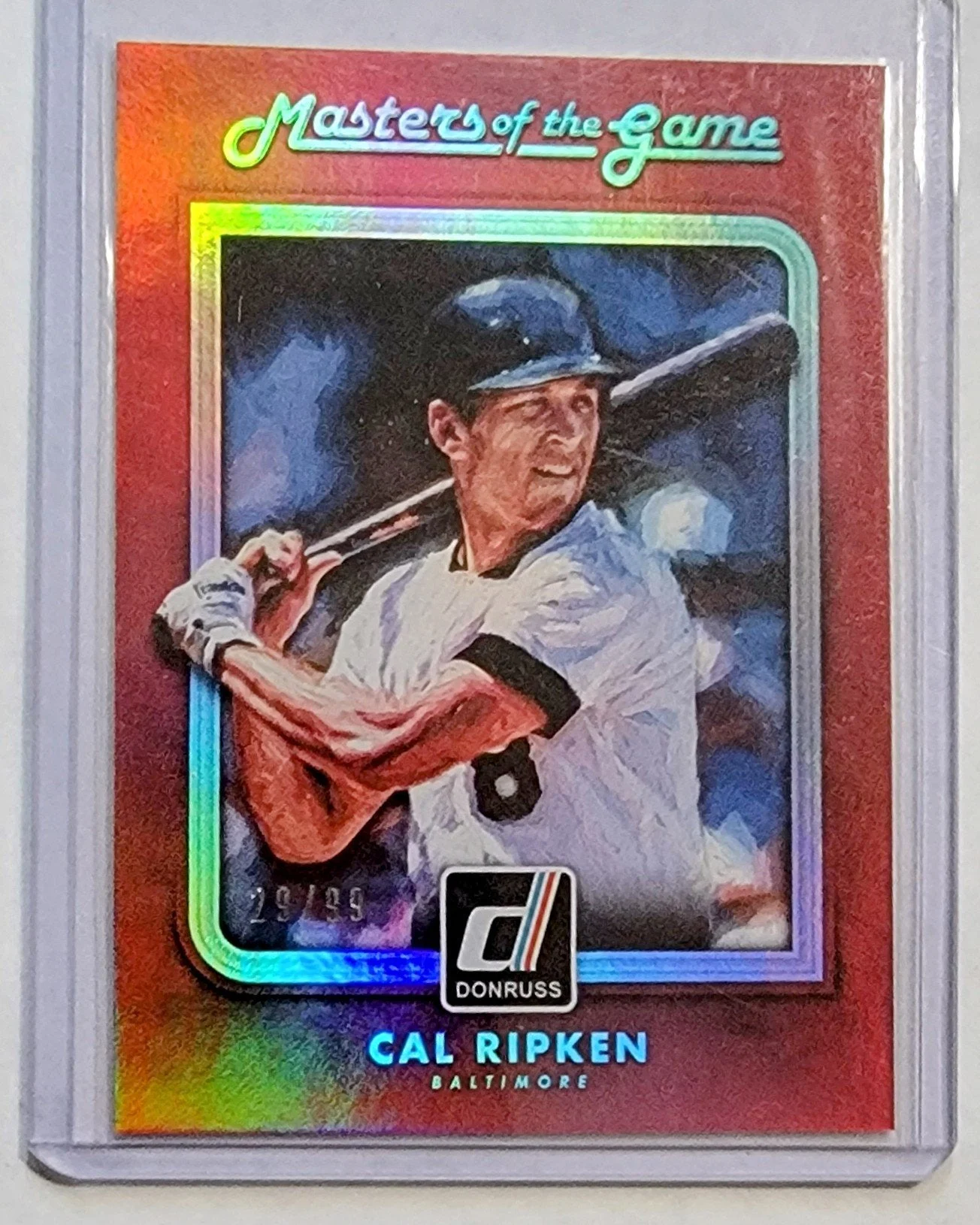 2016 Donruss Cal Ripken Masters of the Game Foil Refractor #'d/99 Gorgeous Card TPTV