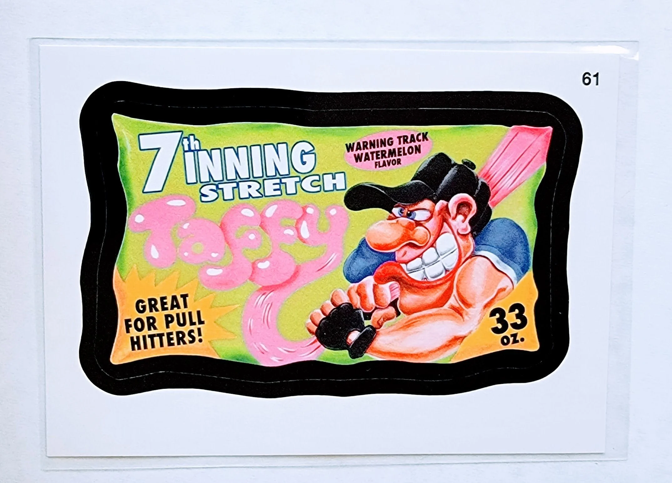 2016 Topps MLB Baseball Wacky Packages 7th Inning Stretch Sticker Trading Card MCSC1