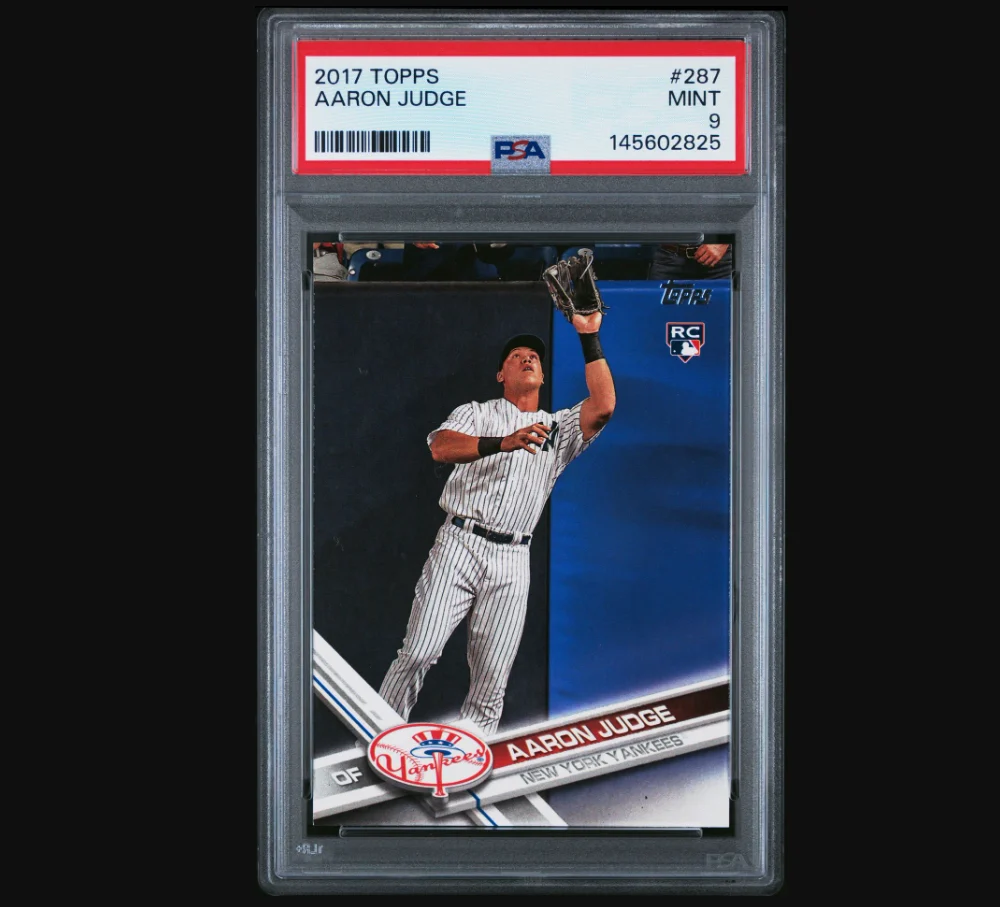 2017 Topps Aaron Judge #287 PSA 9 New York Yankees Rookie Baseball Card