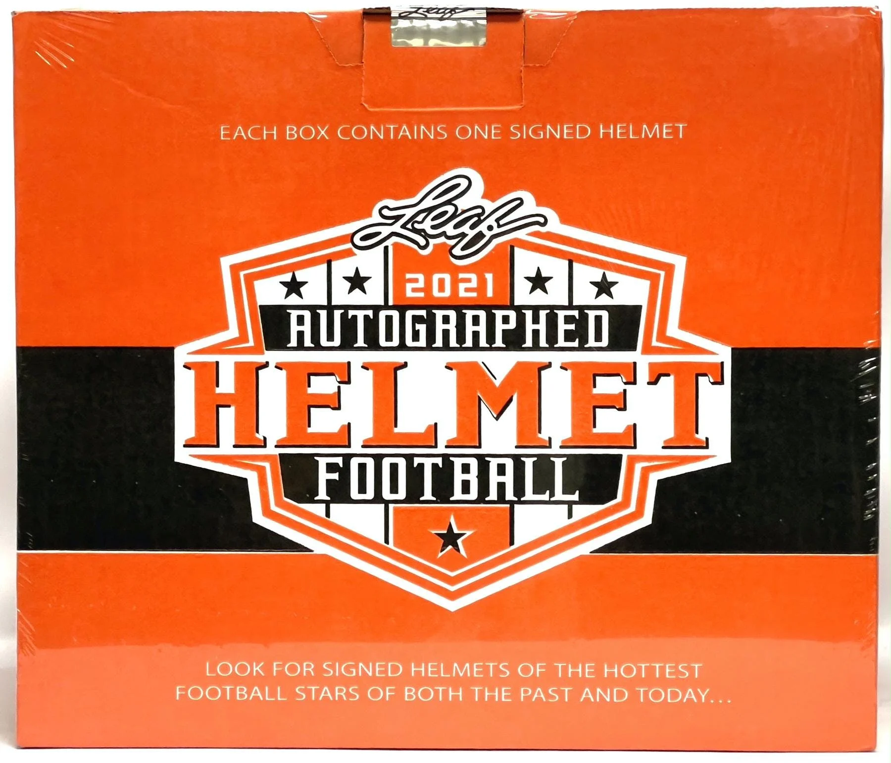 2021 Leaf Autographed Full Sized Helmet Football Box