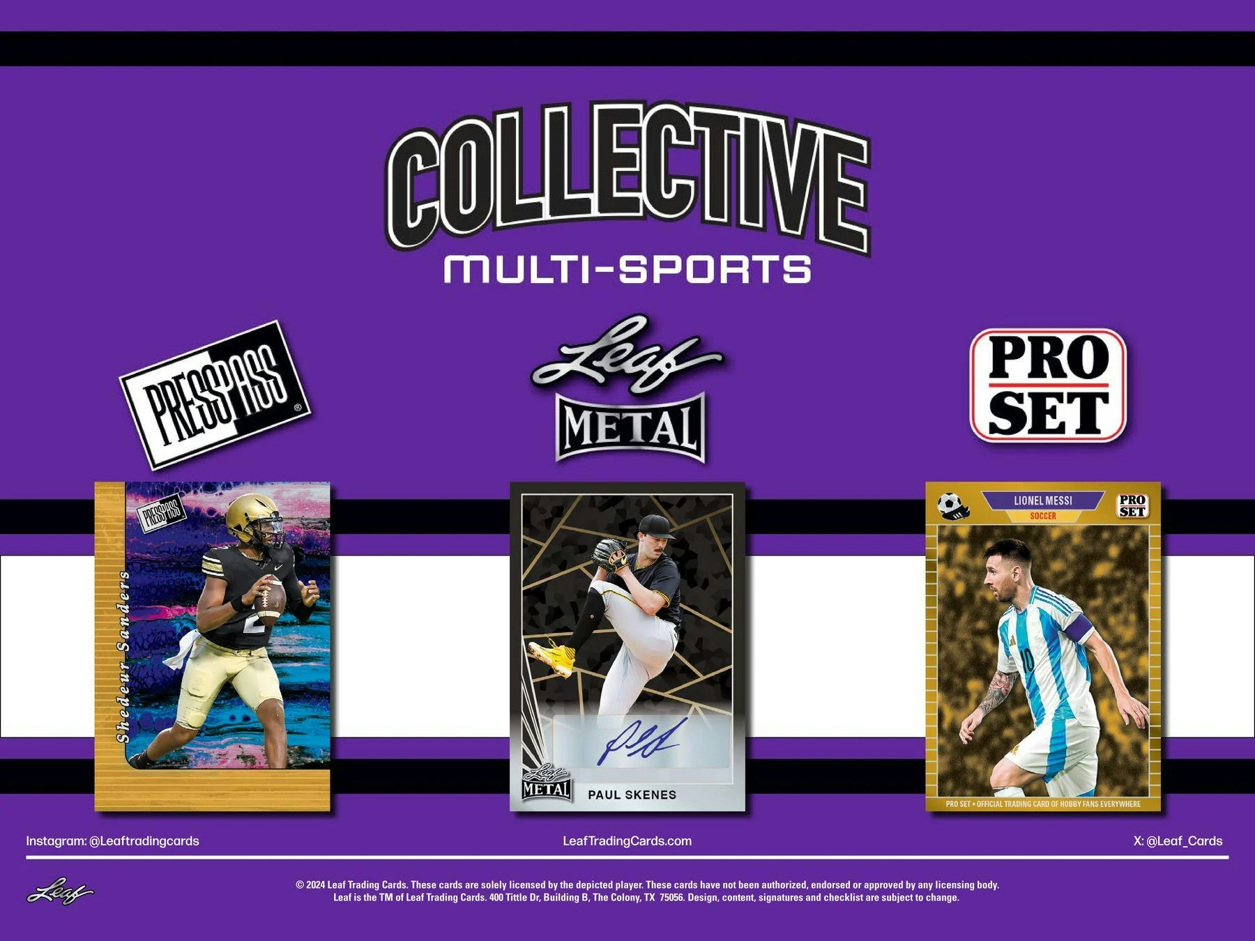 2024 Leaf Collective Multisport Hobby Box