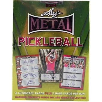2024 Leaf Metal Pickle Ball Hobby Box