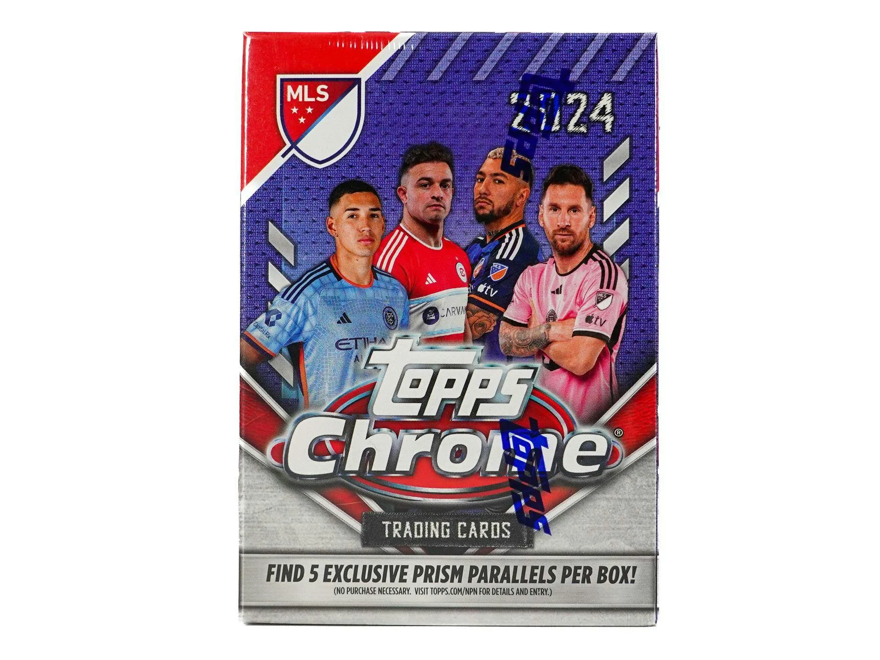 2024 Topps MLS Major League Soccer Chrome 7-Pack Blaster Box