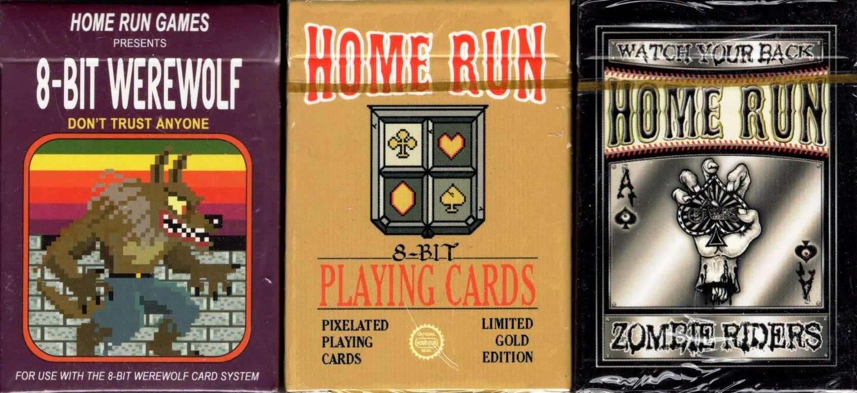 3 Deck Set of Mini Playing Cards