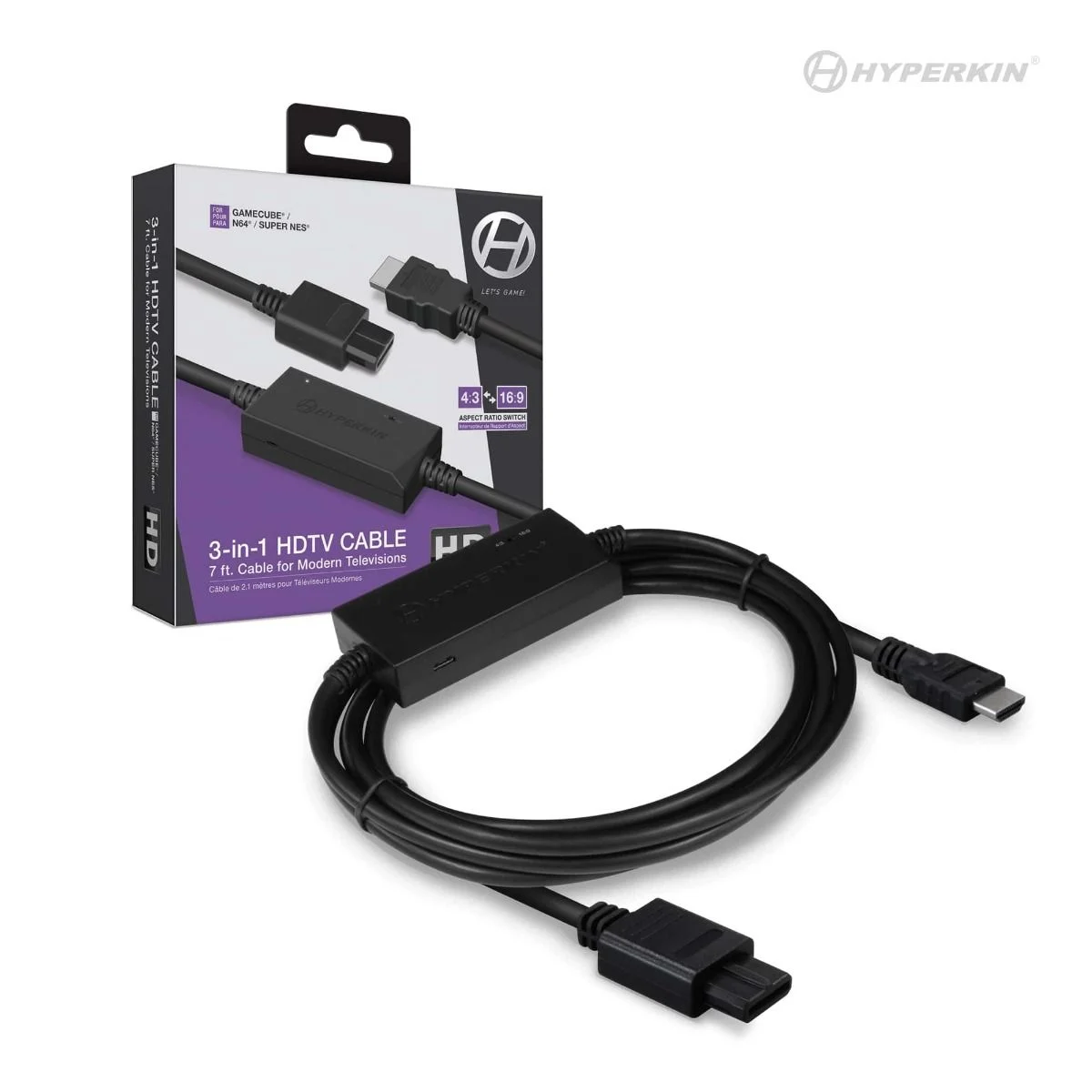 3 In 1 HDTV Cable SNES/GC/N64