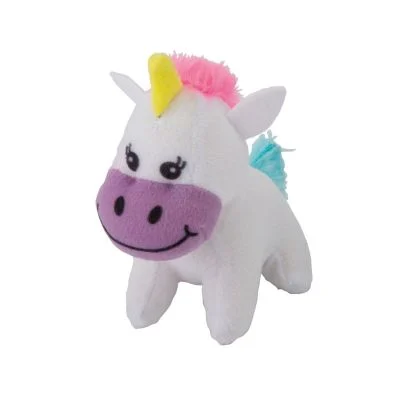 4.5" Happy White Stuffed Unicorns (1 Piece)