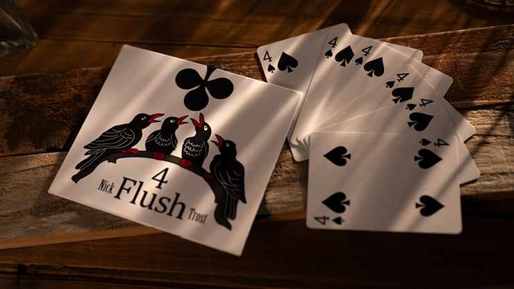 4 FLUSH BLUE by Nick Trost and Murphy's Magic - Trick