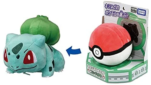 Takara Tomy 4 Inch Kururin Plush - Bulbasaur