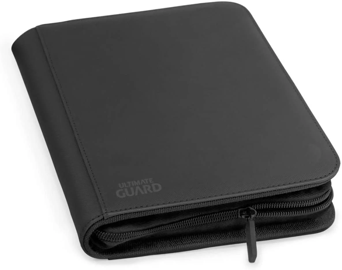Ultimate Guard 4 Pocket Xenoskin Zipfolio - Black