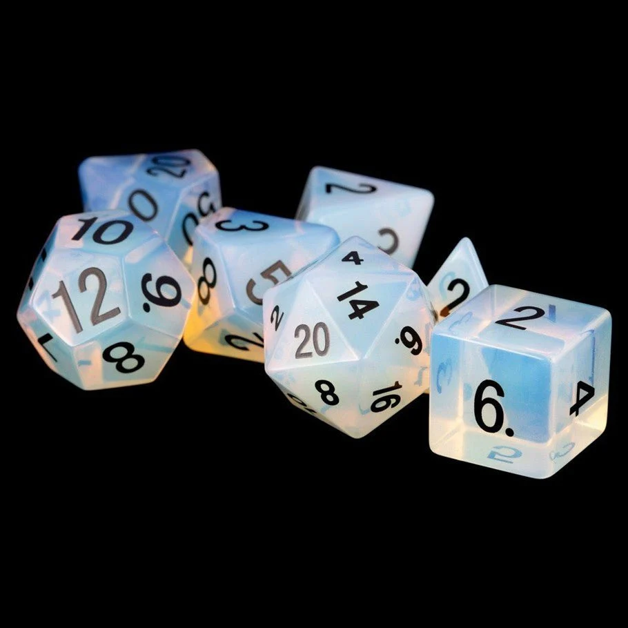 7-Set Stone Opalite Dice
