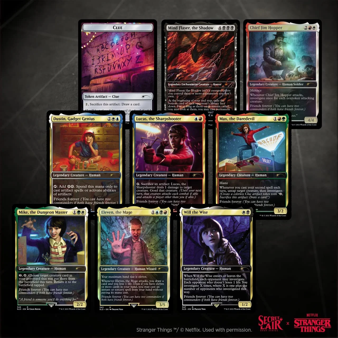 Magic: The Gathering Secret Lair - Premium Foil Edition - MTG x Stranger Things