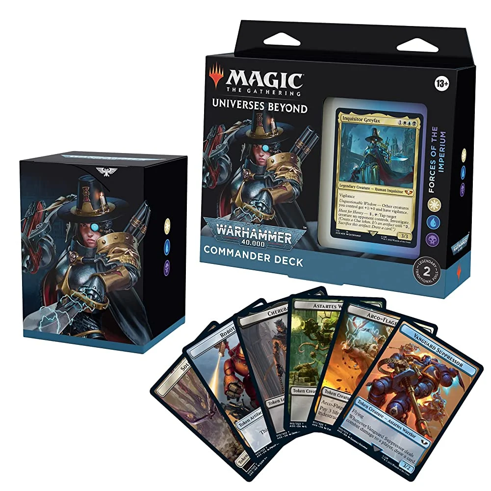 Magic: The Gathering Universes Beyond: Warhammer 40,000 Commander Deck - Forces of the Imperium