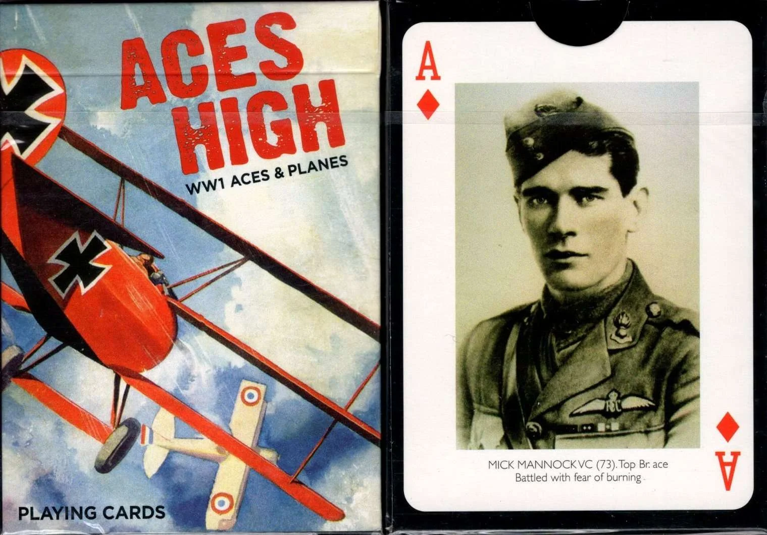 Aces High WWI Pilots & Planes Playing Cards Piatnik