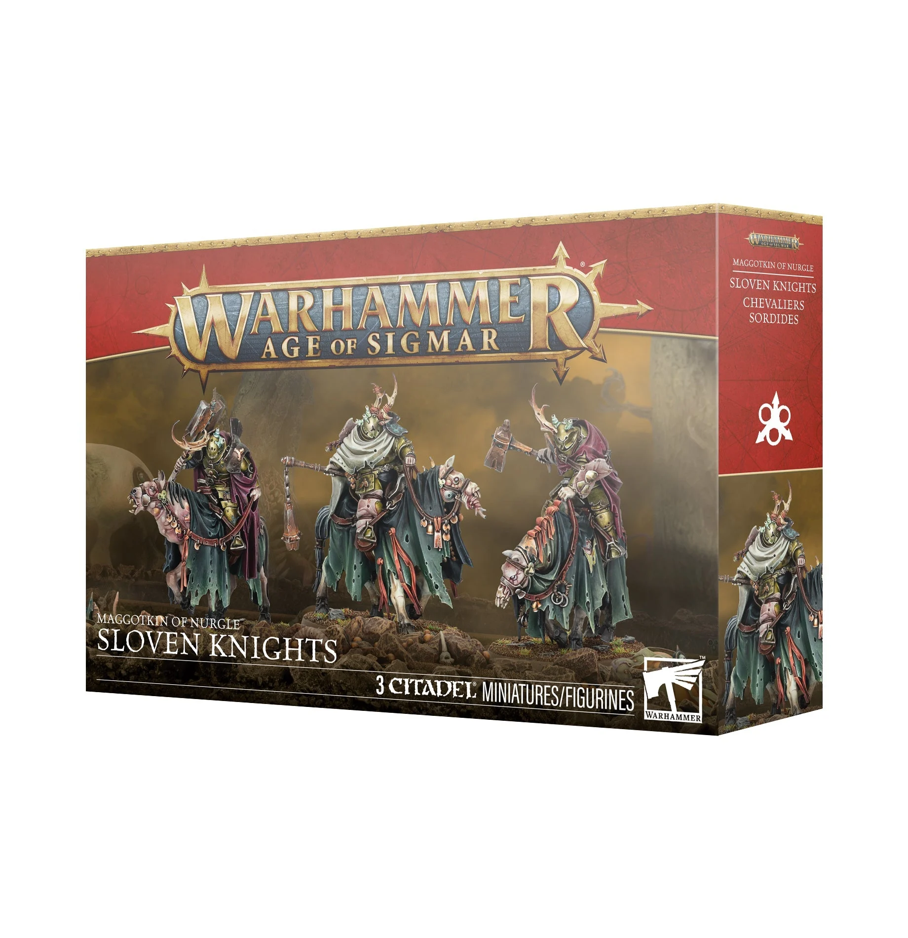 Age of Sigmar Maggotkin of Nurgle Sloven Knights