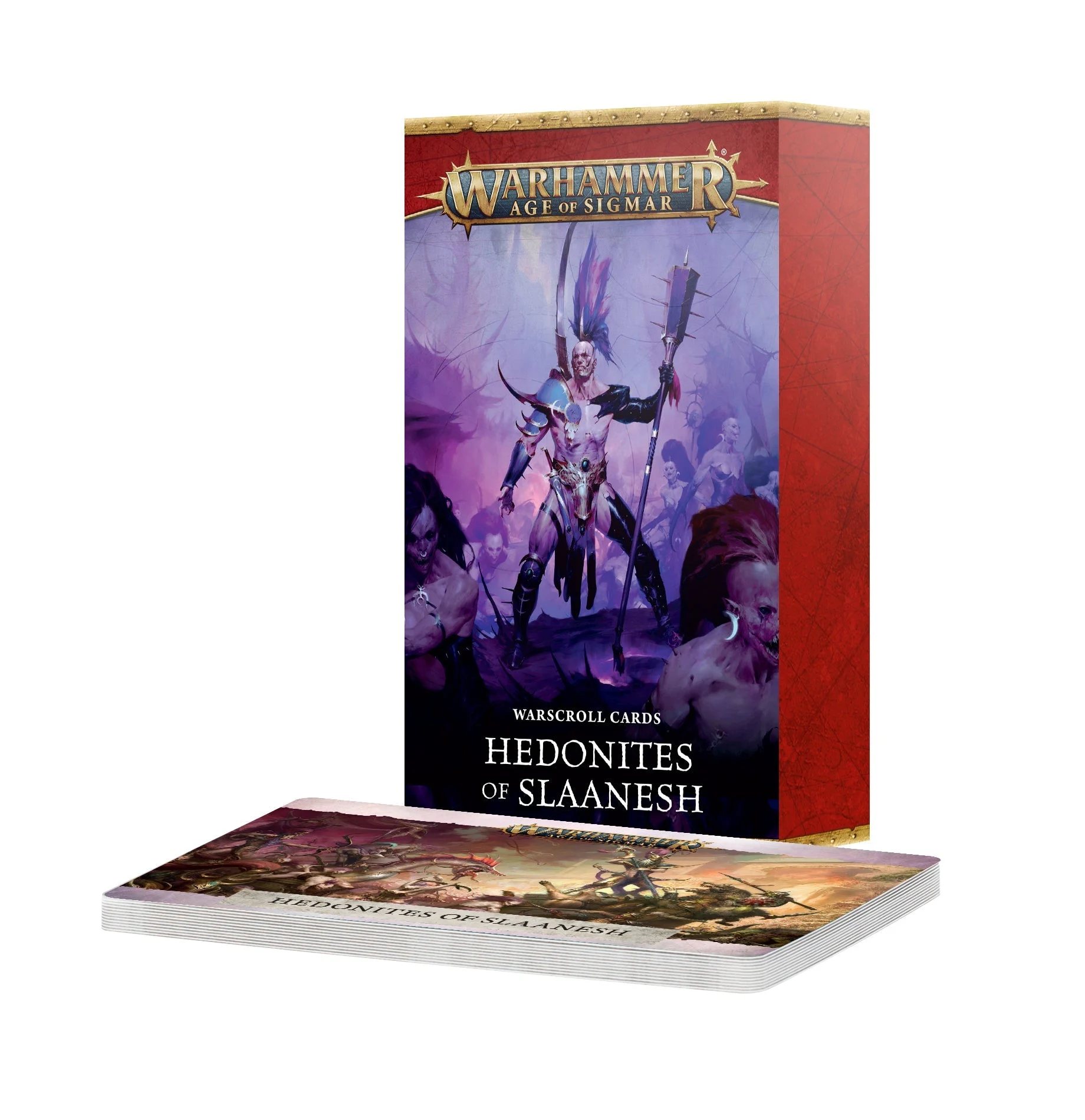 Age of Sigmar Warscroll Cards Hedonites of Slaanesh