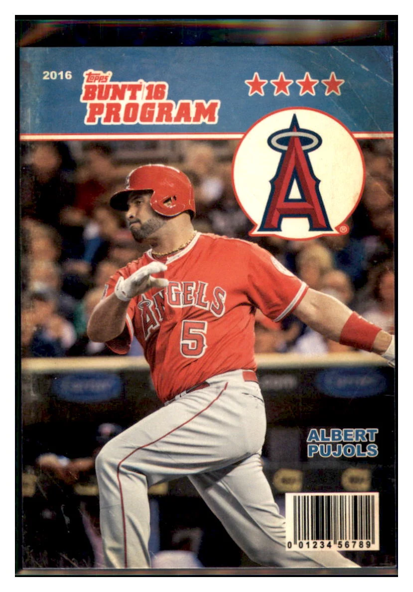 Albert Pujols 2016 Topps Bunt Los Angeles Angels #P-10 Baseball Card MATV3