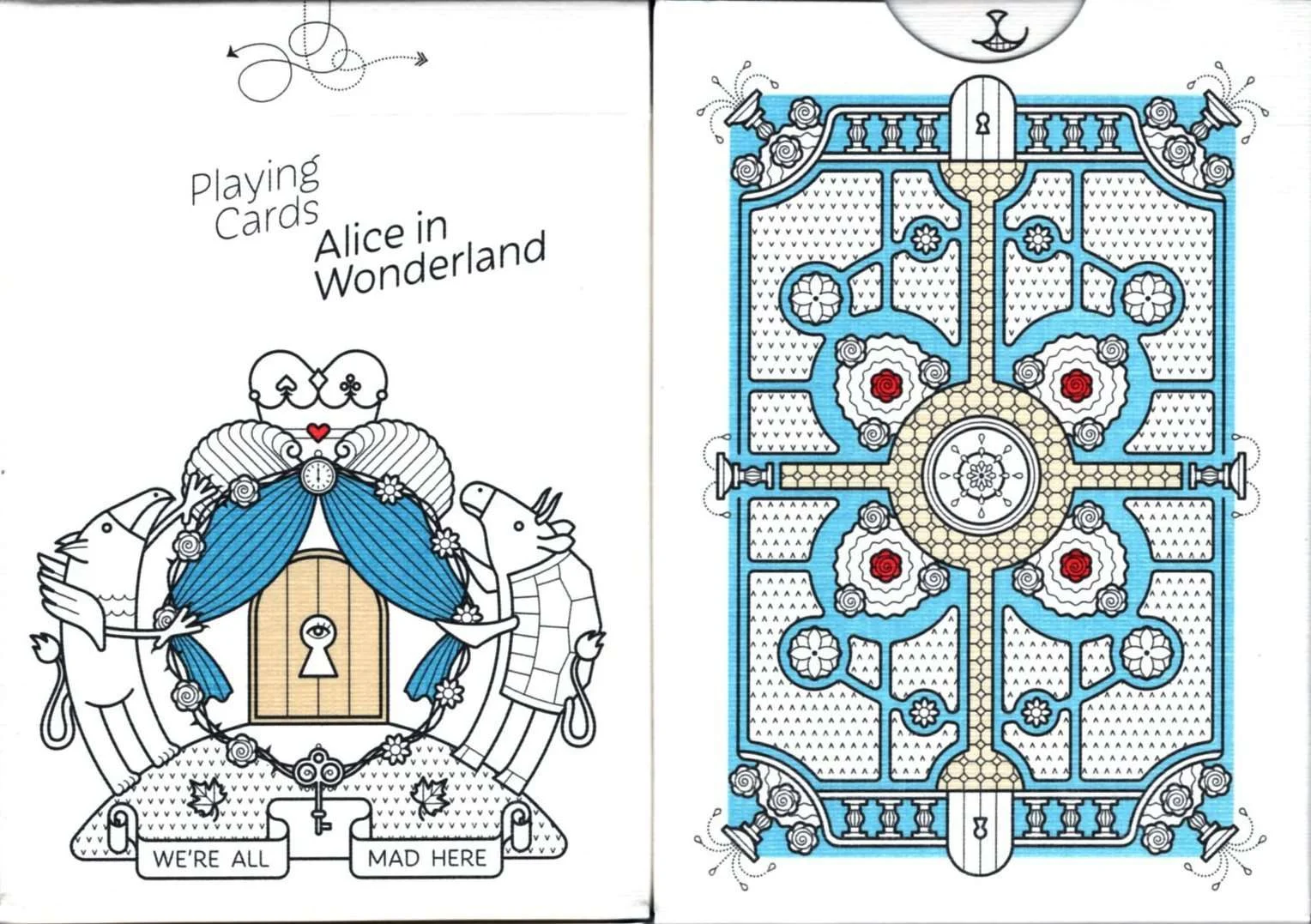 Alice in Wonderland Playing Cards USPCC