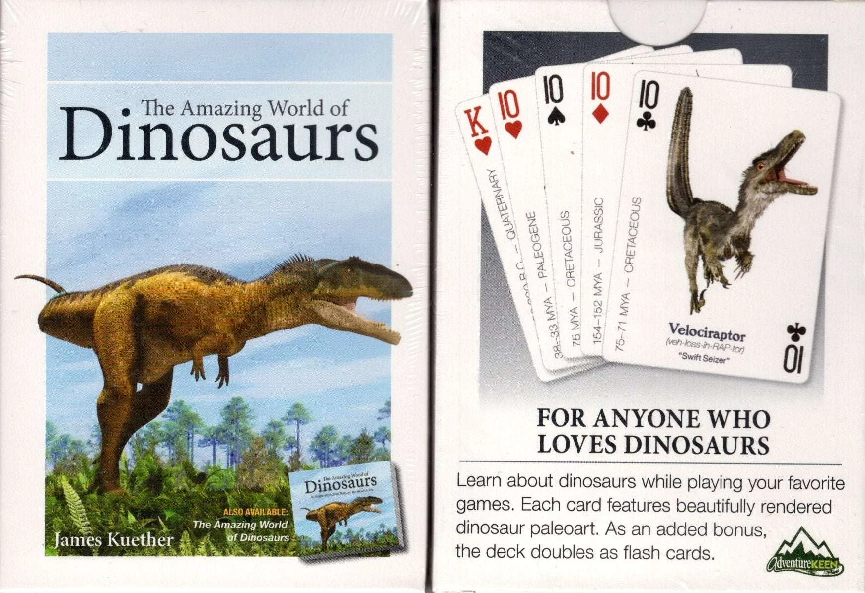 The Amazing World of Dinosaurs Playing Cards