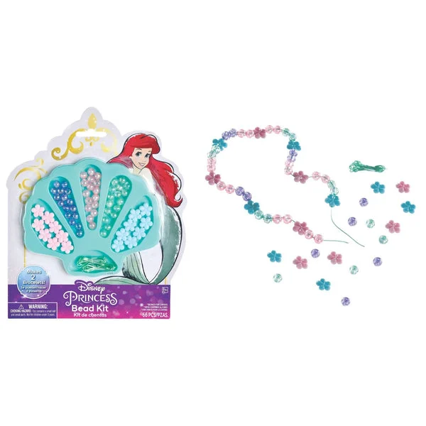 Amscan Jewelry Bead Kit | Includes 64 Multicolor Beads & 2 Elastic Strings, Ideal Party Gift for Birthdays & Themed Events - 1 Set