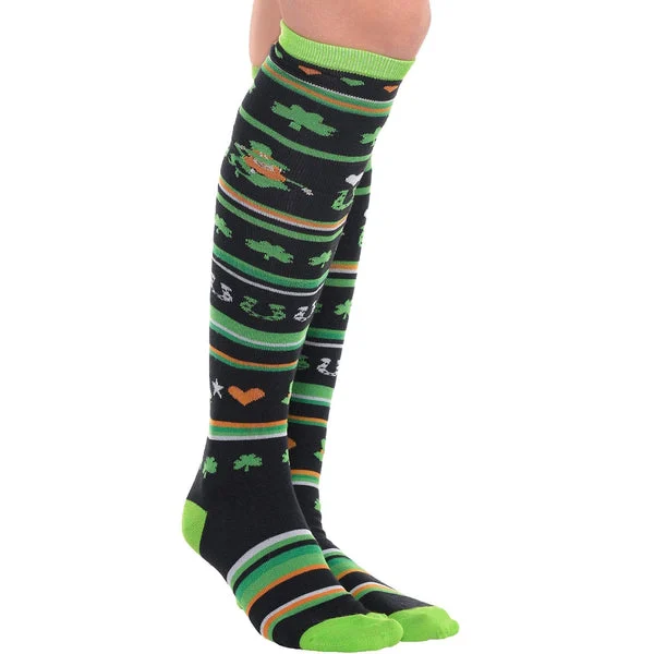 Amscan Women's St. Patrick's Day Knee High Socks