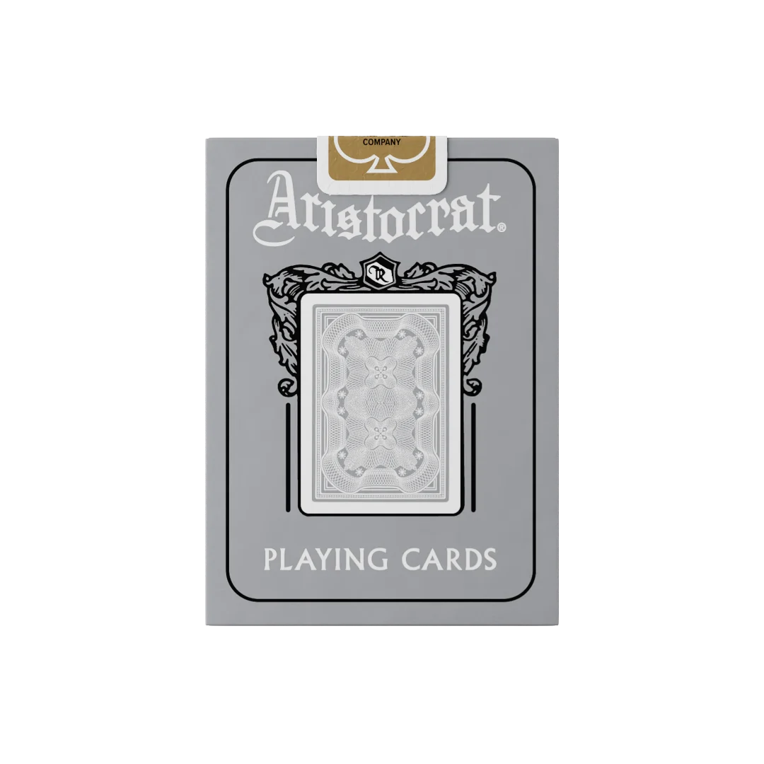Aristocrat 727 Silver 110th Anniversary – Half Brick (6 Decks)