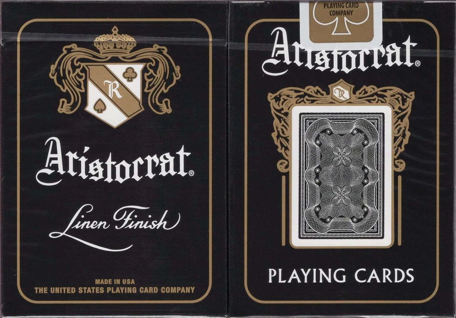 Aristocrat Black Playing Cards USPCC