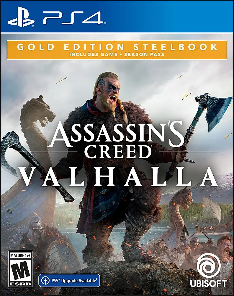 Assassin's Creed Valhalla Gold Steelbook Edition