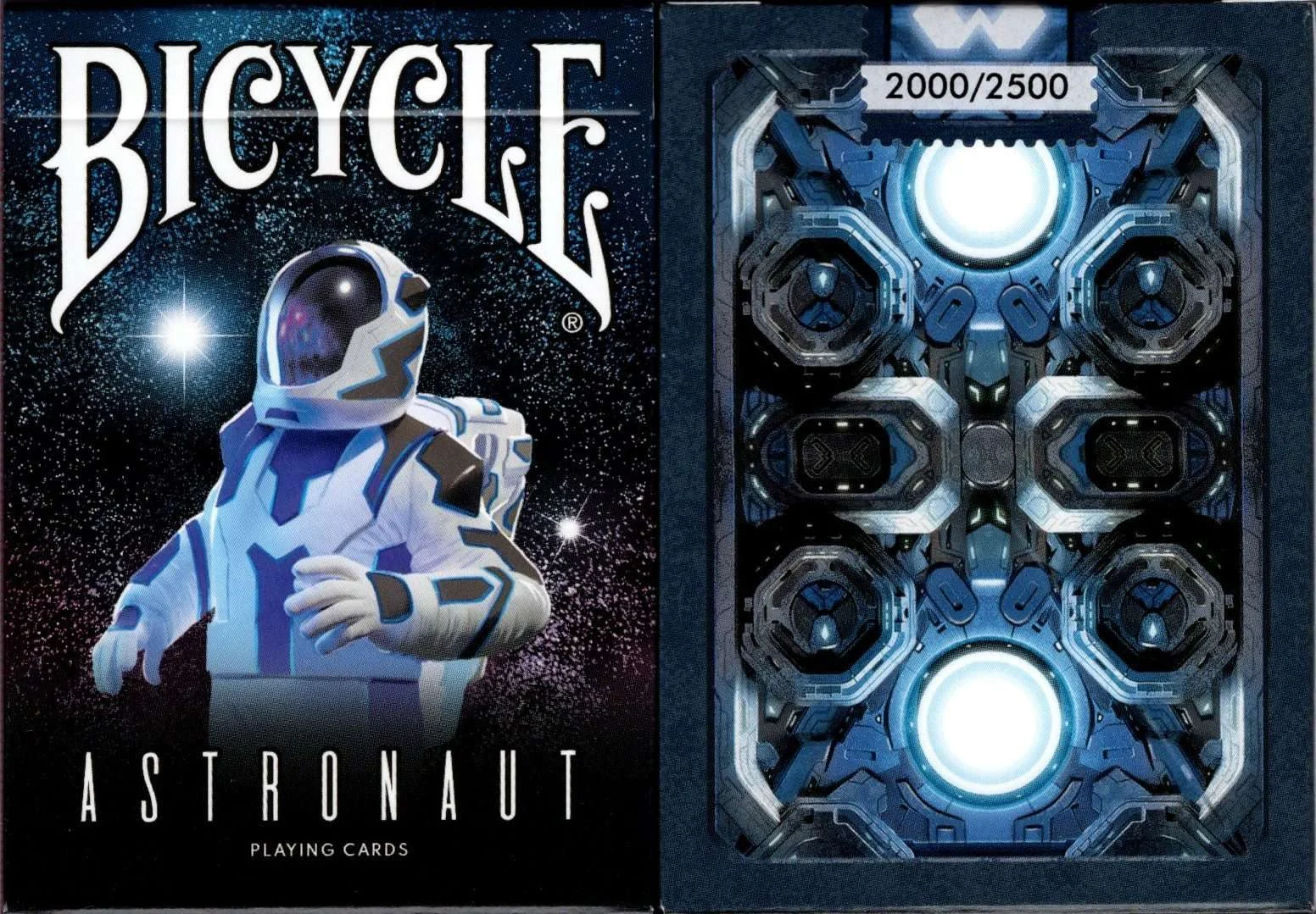 Astronaut Bicycle Playing Cards
