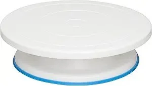 Ateco 608 11" Revolving Plastic Cake Turntable / Stand with Non-Slip Base