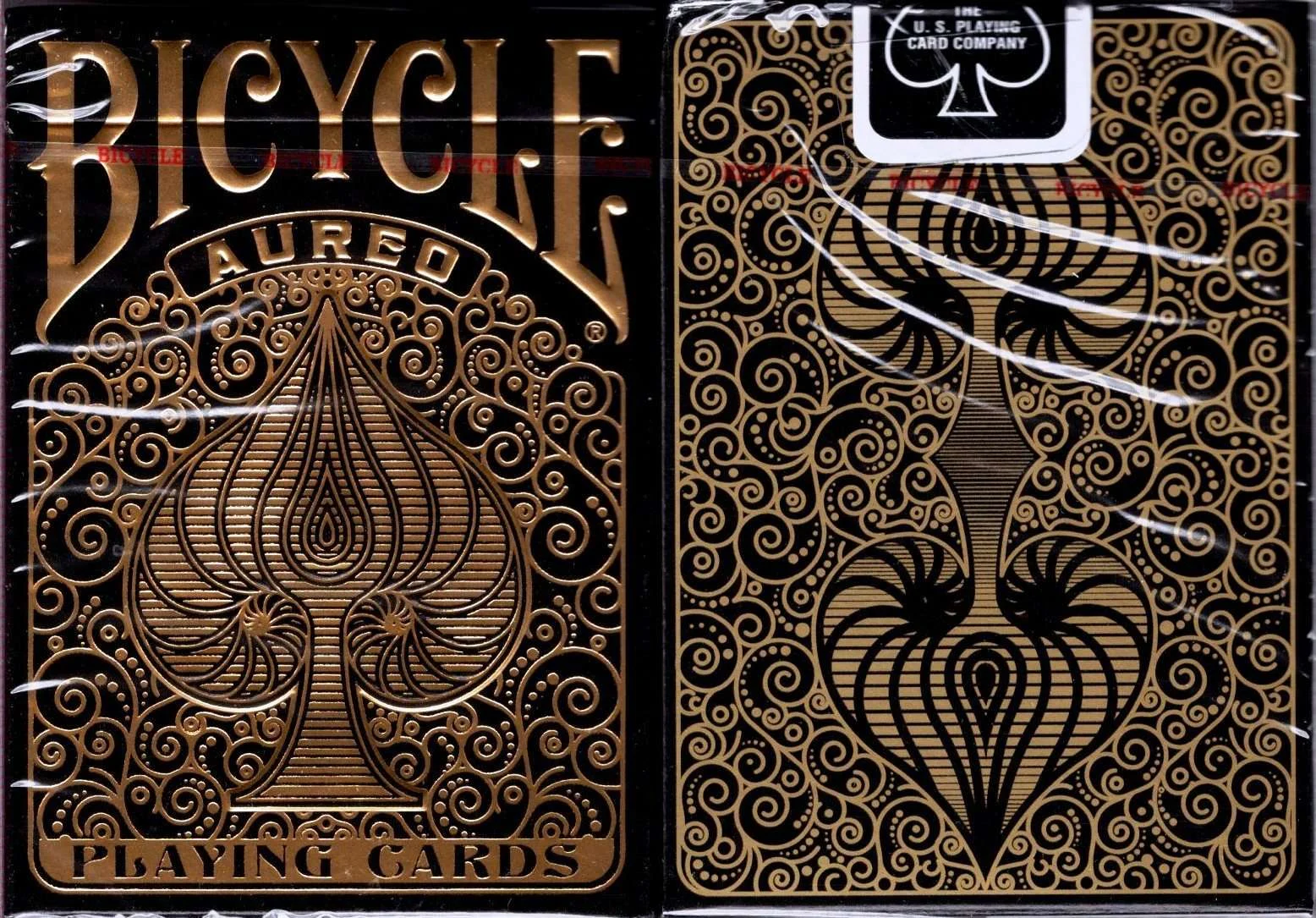 Aureo Black Bicycle Playing Cards