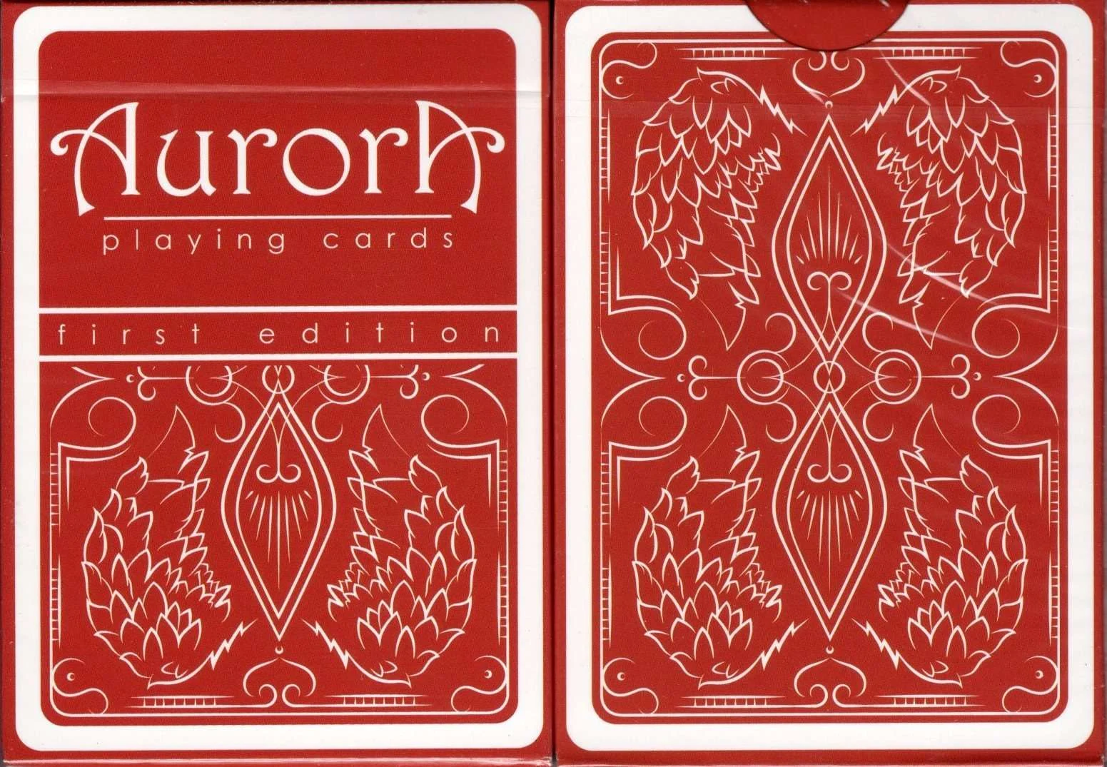 Aurora Red Playing Cards USPCC