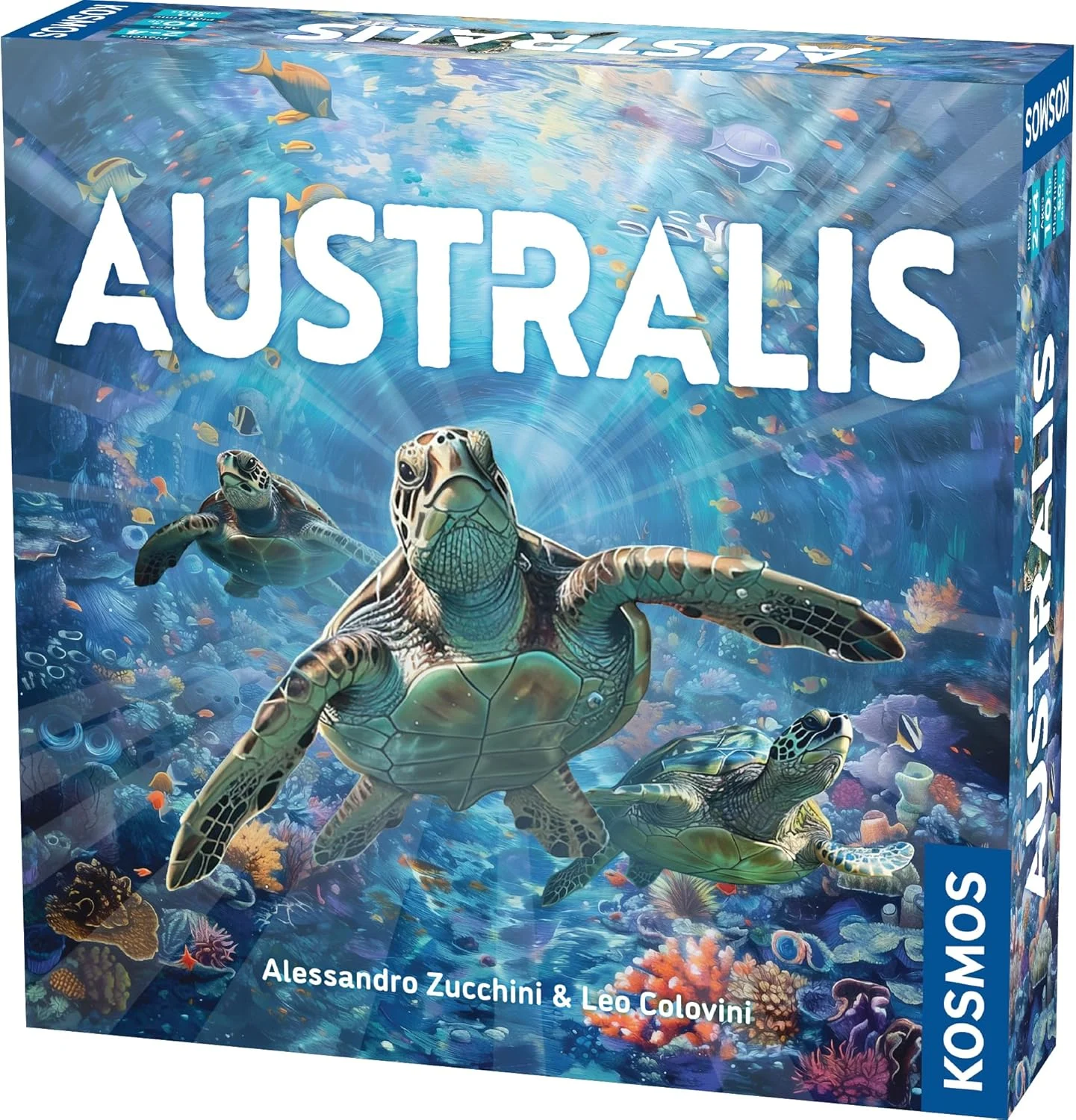 Australis Board Game - Explore The Nature of The Ocean - DICE Drafting Game - 2-4 Players - Ages 10 and UP - 60 Minute Playtime