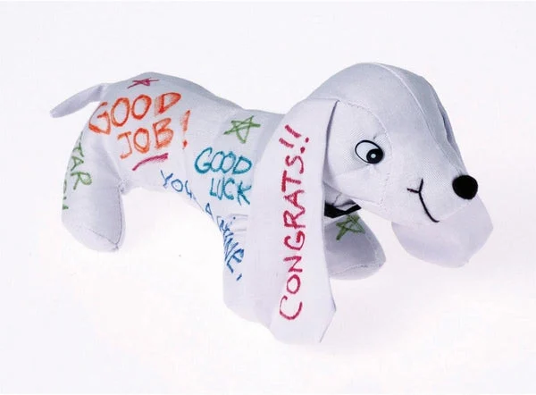 Autograph Dog Plush