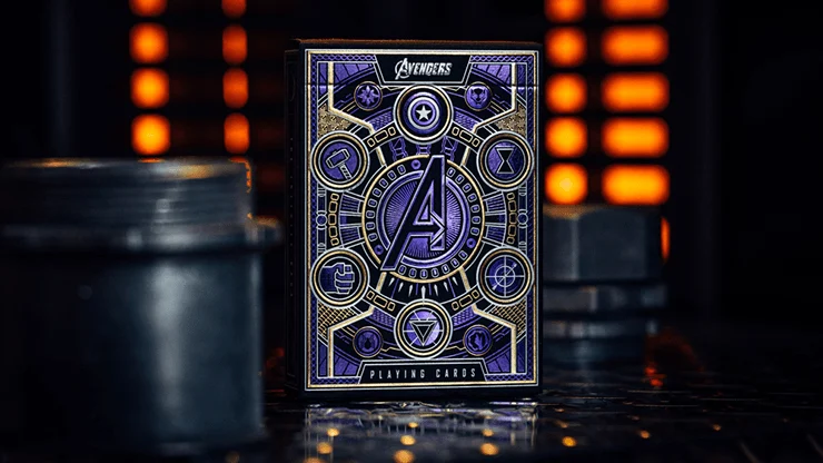 Avengers Playing Cards Power Stone Purple Edition by Theory 11