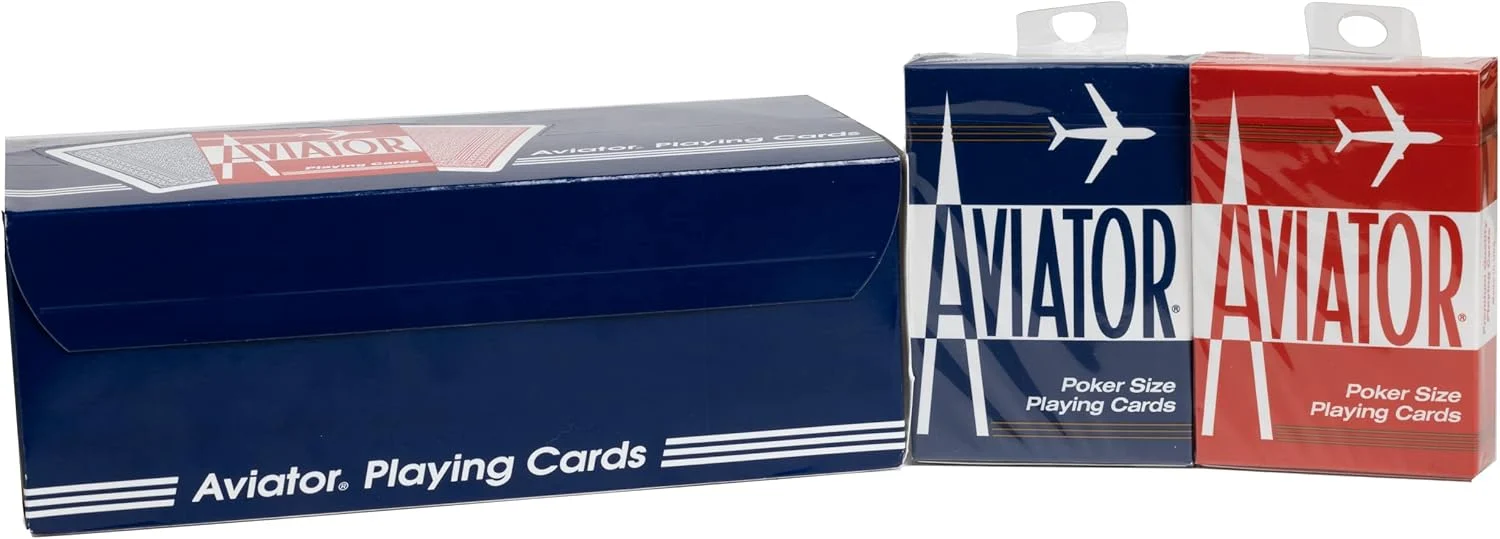 Aviator Playing Cards – Collector’s Brick (12 Decks)