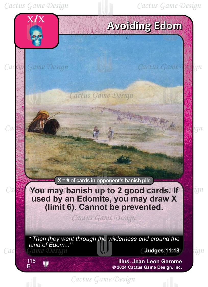 Avoiding Edom (II)