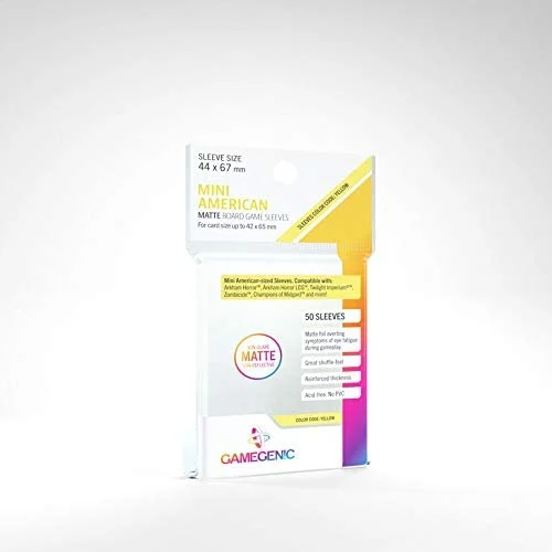 Gamegenic 50ct Matte Board Game Sleeves - Mini American