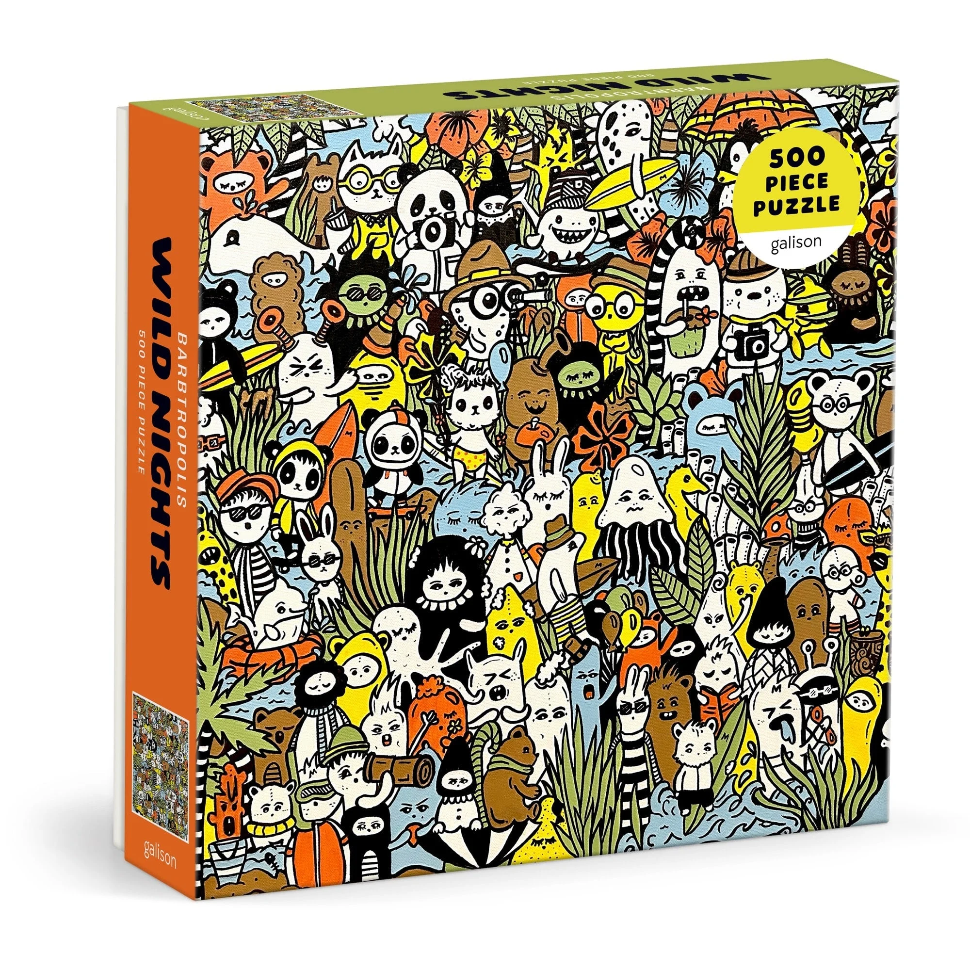 Barbtropolois Wild Nights 500 Piece Puzzle
